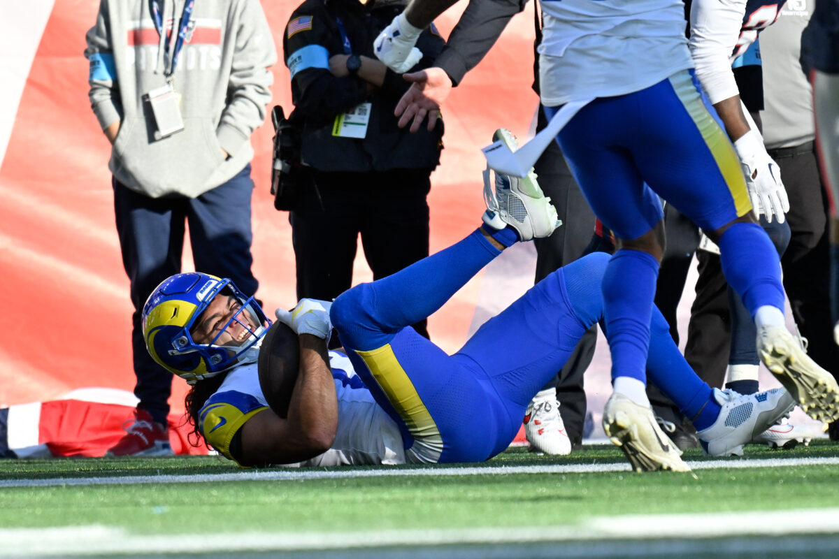 Puka Nacua didn’t get hurt on his TD catch. He just ‘threw up’ after landing on the ball.