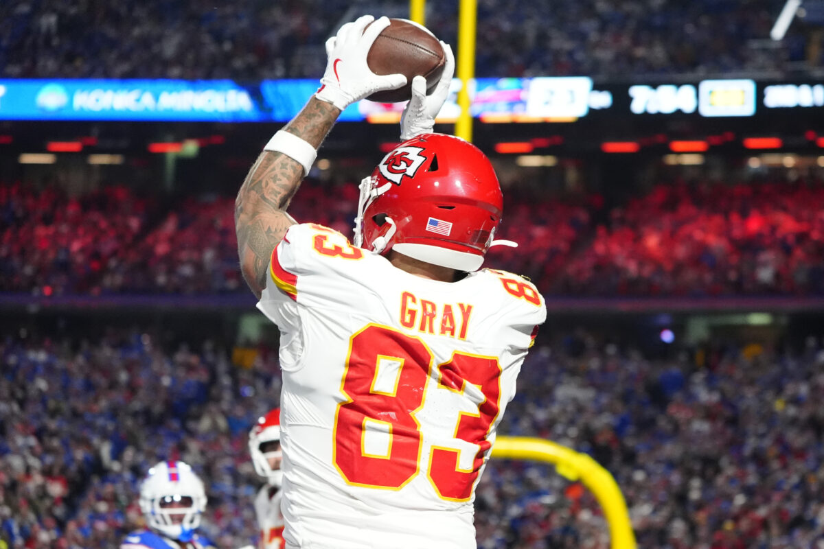 Chiefs TE Noah Gray isn’t celebrating career game after Week 11 loss: ‘Doesn’t really matter’