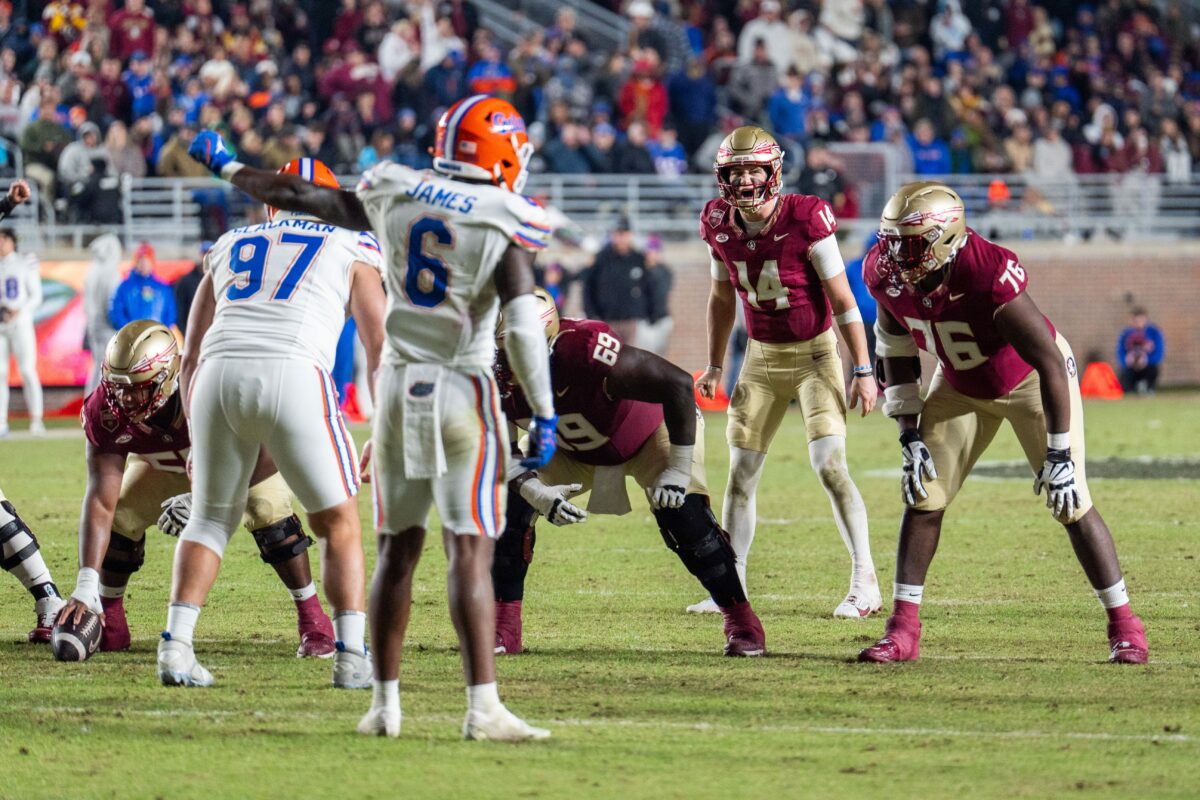 Florda, Florida State get into battle after Gators plant flag