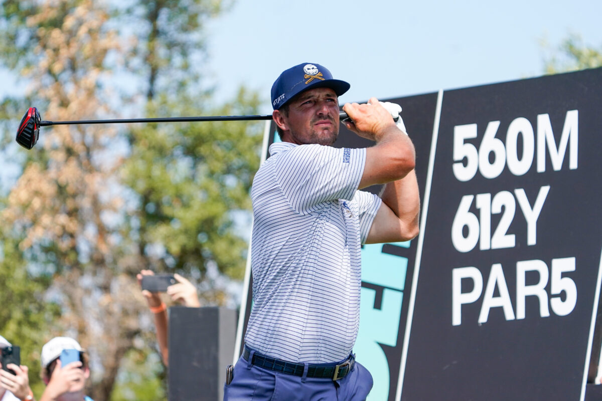 Bryson DeChambeau trying to hit a hole-in-one over his house is riveting TikTok content