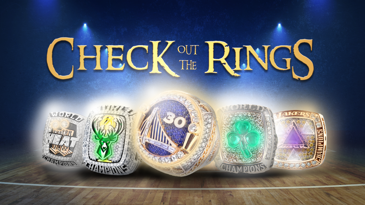 Check out NBA championship rings through the years