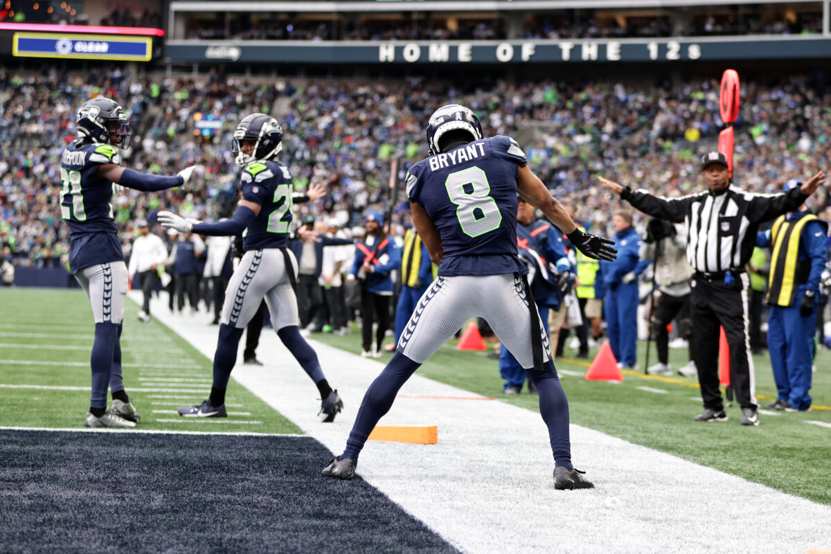 Watch: Seahawks S Coby Bryant has a 69-yard pick-6