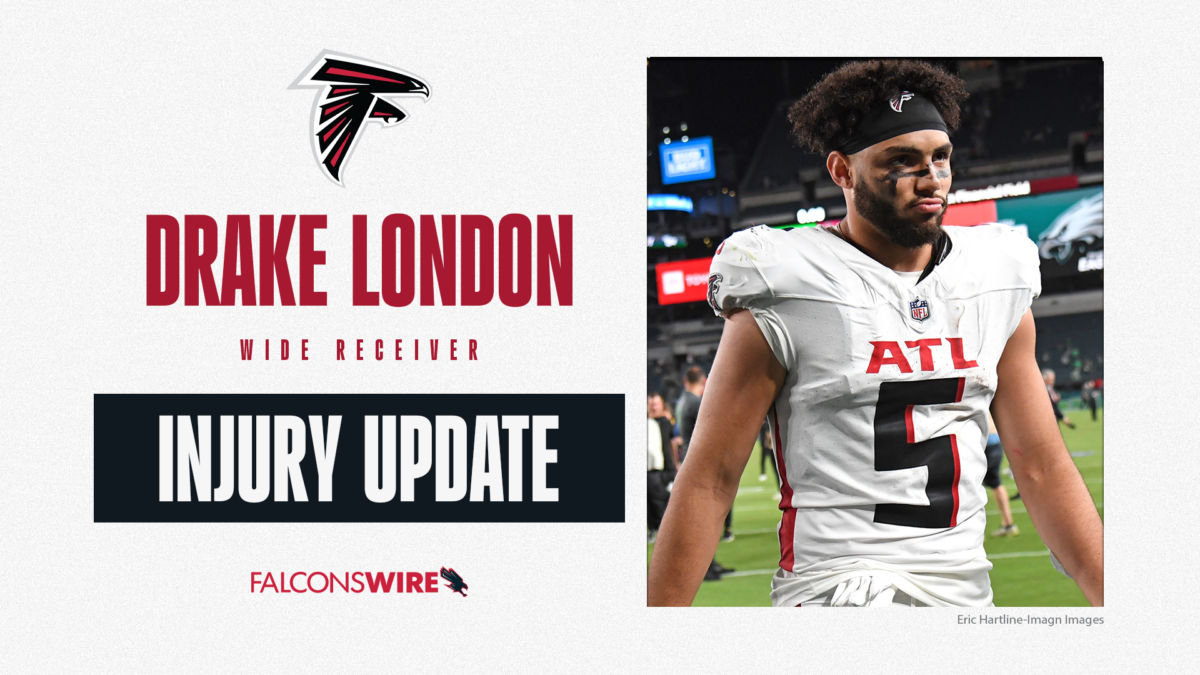 Will Drake London play vs Saints? Latest injury update on Falcons WR