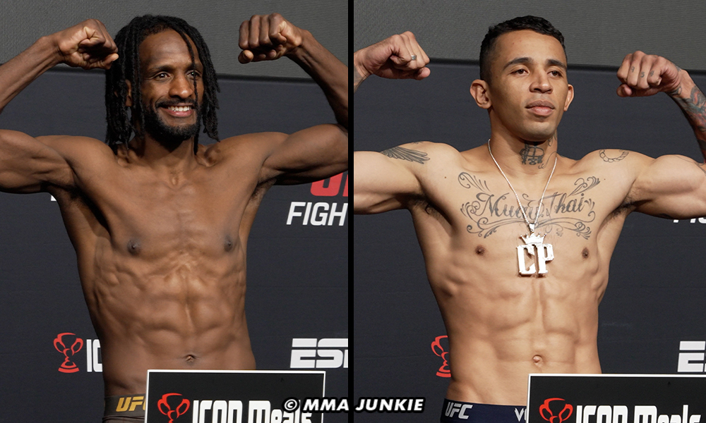 UFC Fight Night 247 video: Neil Magny, Carlos Prates make weight in Las Vegas