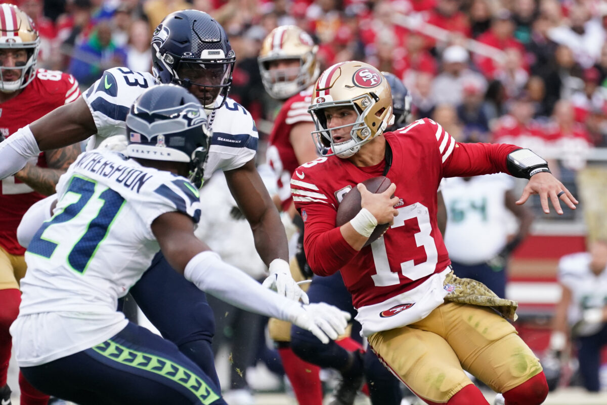 NFC West Watch: 49ers rule Brock Purdy and Nick Bosa OUT for Week 12