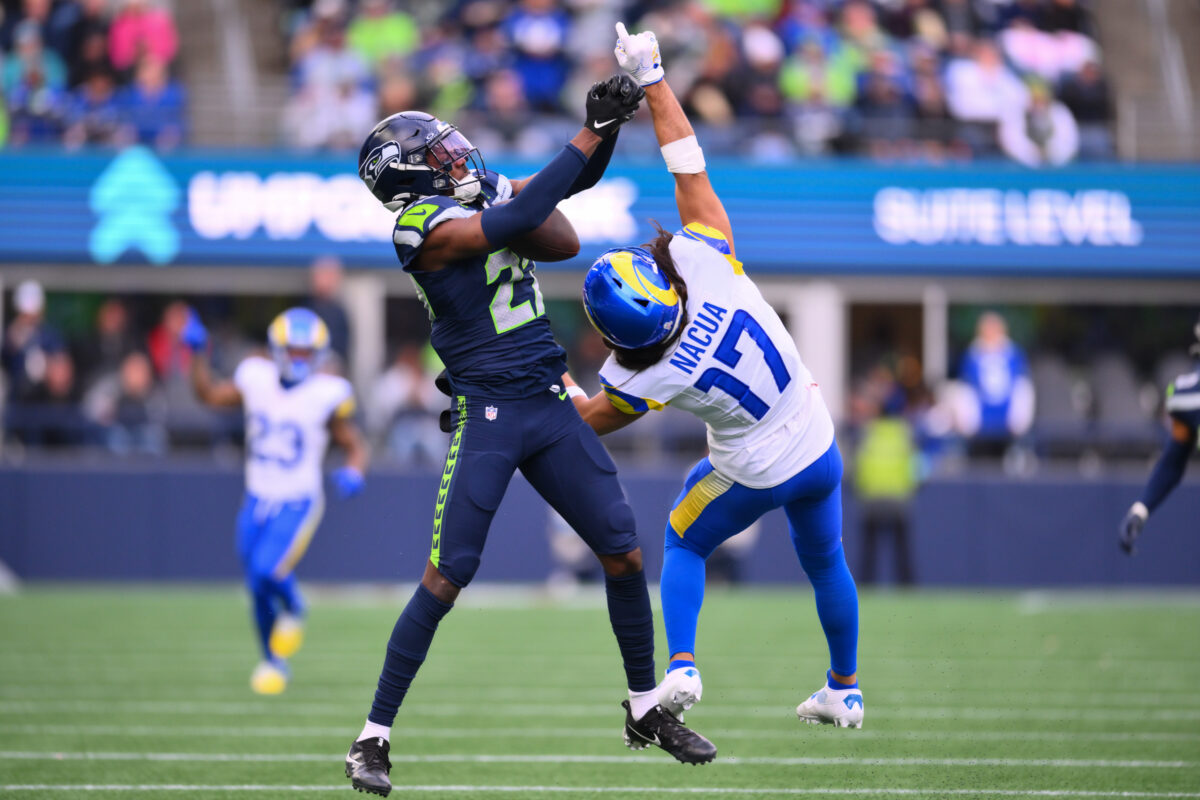 Seahawks CB Riq Woolen consistently forces turnovers vs. Rams