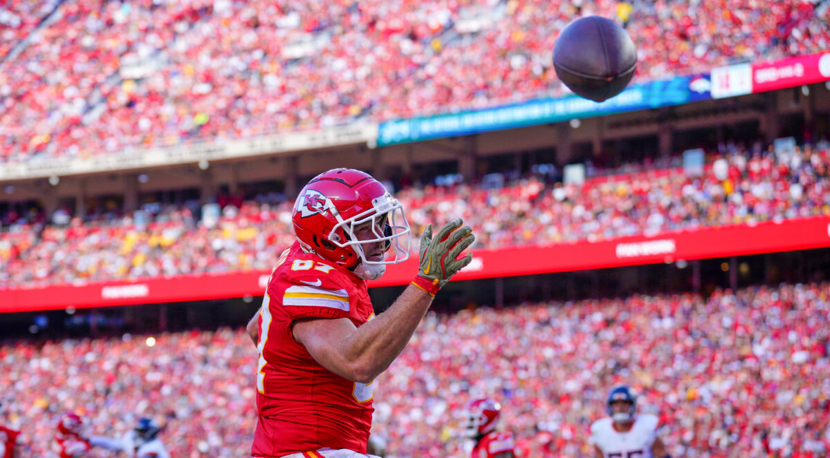 Travis Kelce refused to blame Patrick Mahomes for missing him on a would-be touchdown pass