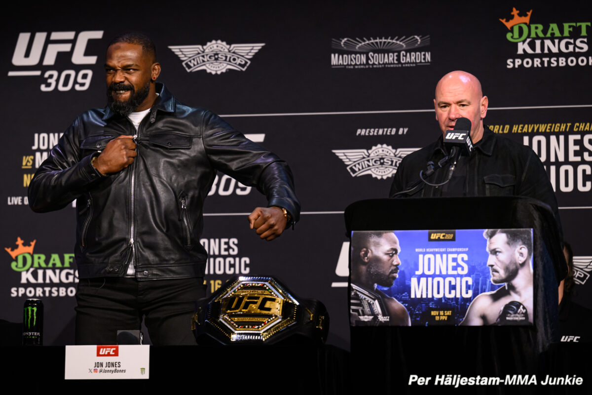 Photos: UFC 309 pre-fight press conference from New York