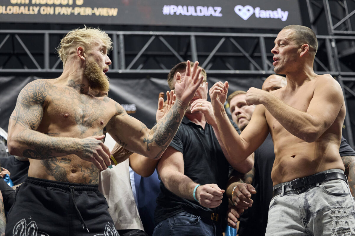 Jake Paul, Nate Diaz reignite feud and angle for MMA fight: ‘Sign the contract’