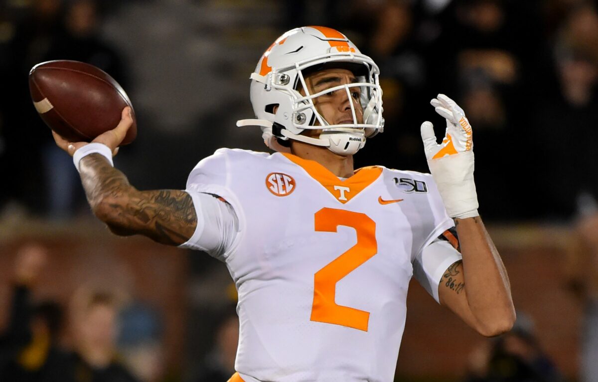 Jarrett Guarantano discusses Vols in College Football Playoff, playing in cold weather