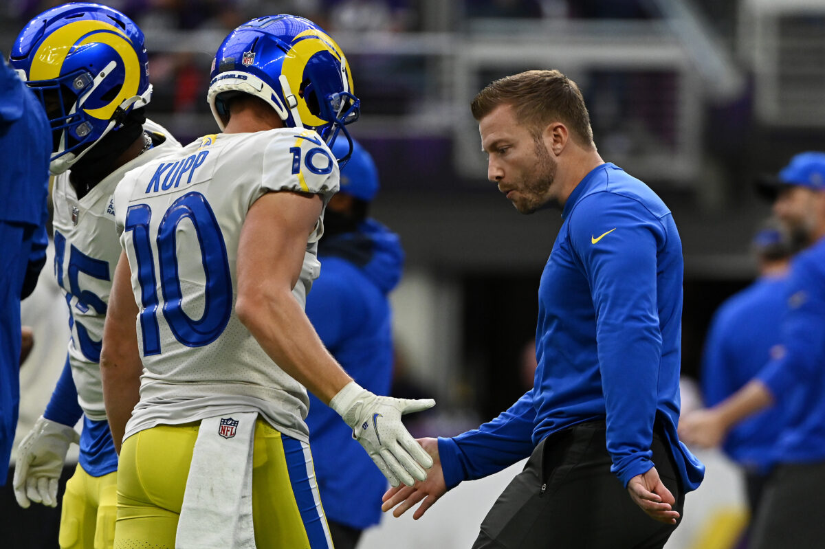 Cooper Kupp quietly broke an NFL record Sunday that Sean McVay didn’t even know about