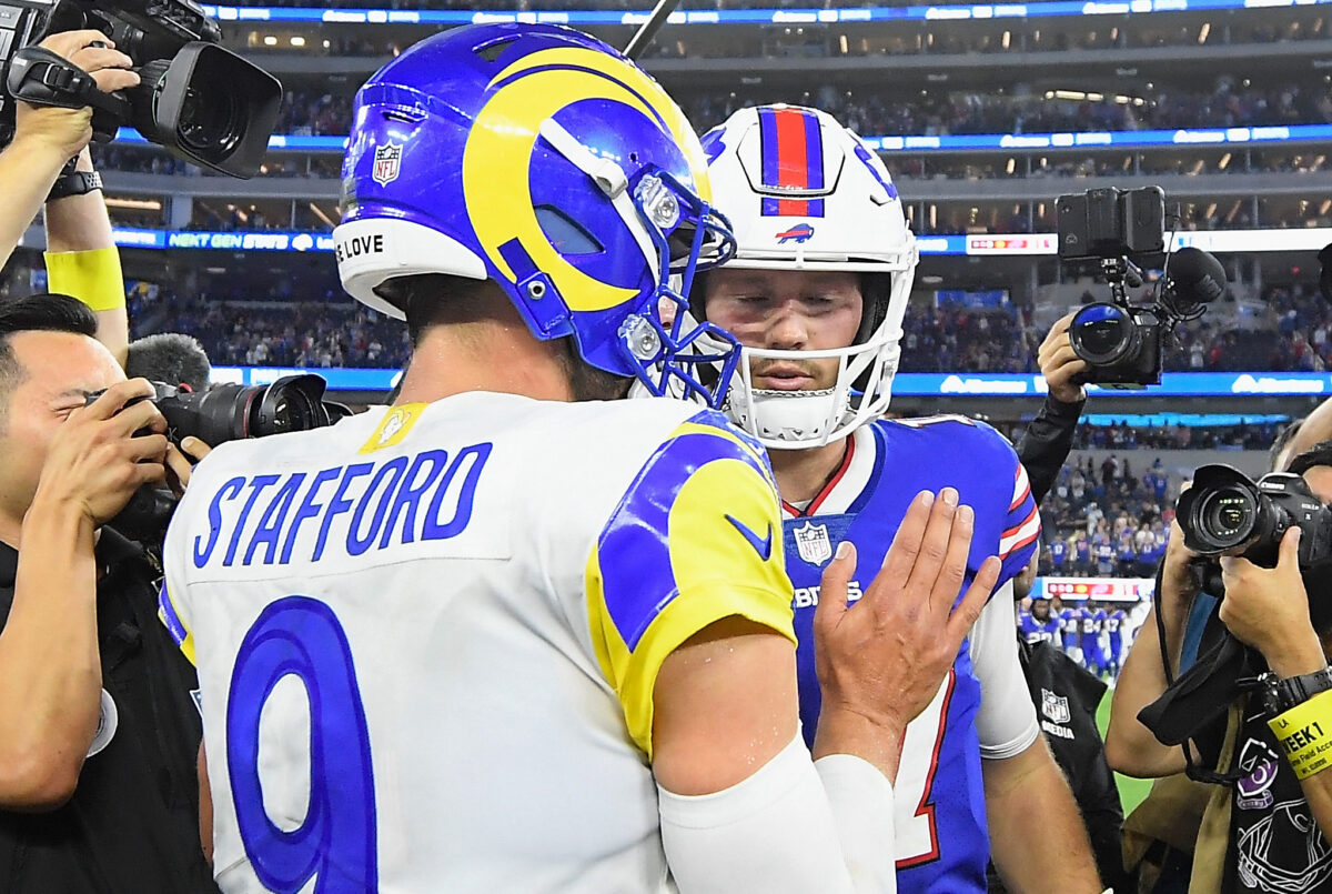 Matthew Stafford praises ‘ultra-talented’ Josh Allen ahead of Rams-Bills showdown