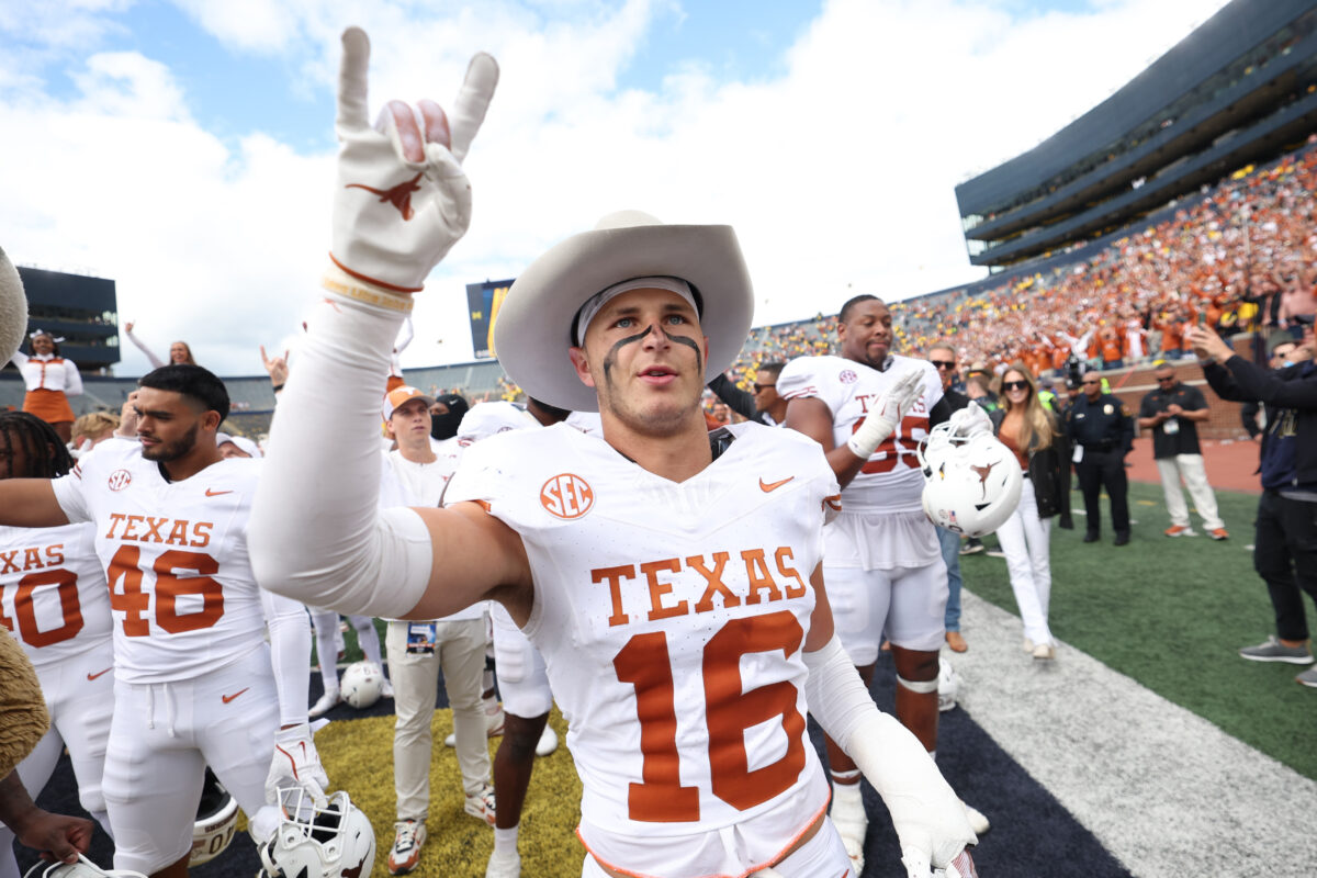 Clemson QB Cade Klubnik and Texas safety Michael Taaffe won a high school state title together