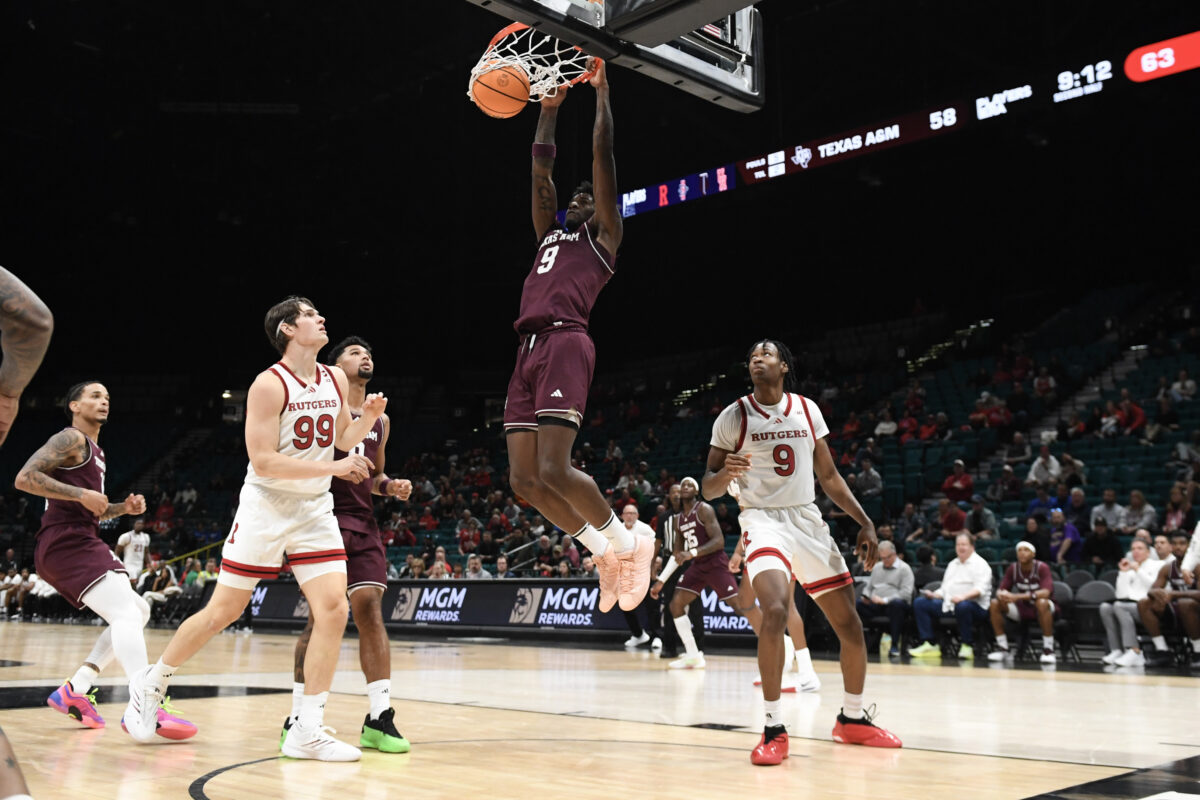 Here are the best photos from Texas A&M’s 81-77 win over Rutgers