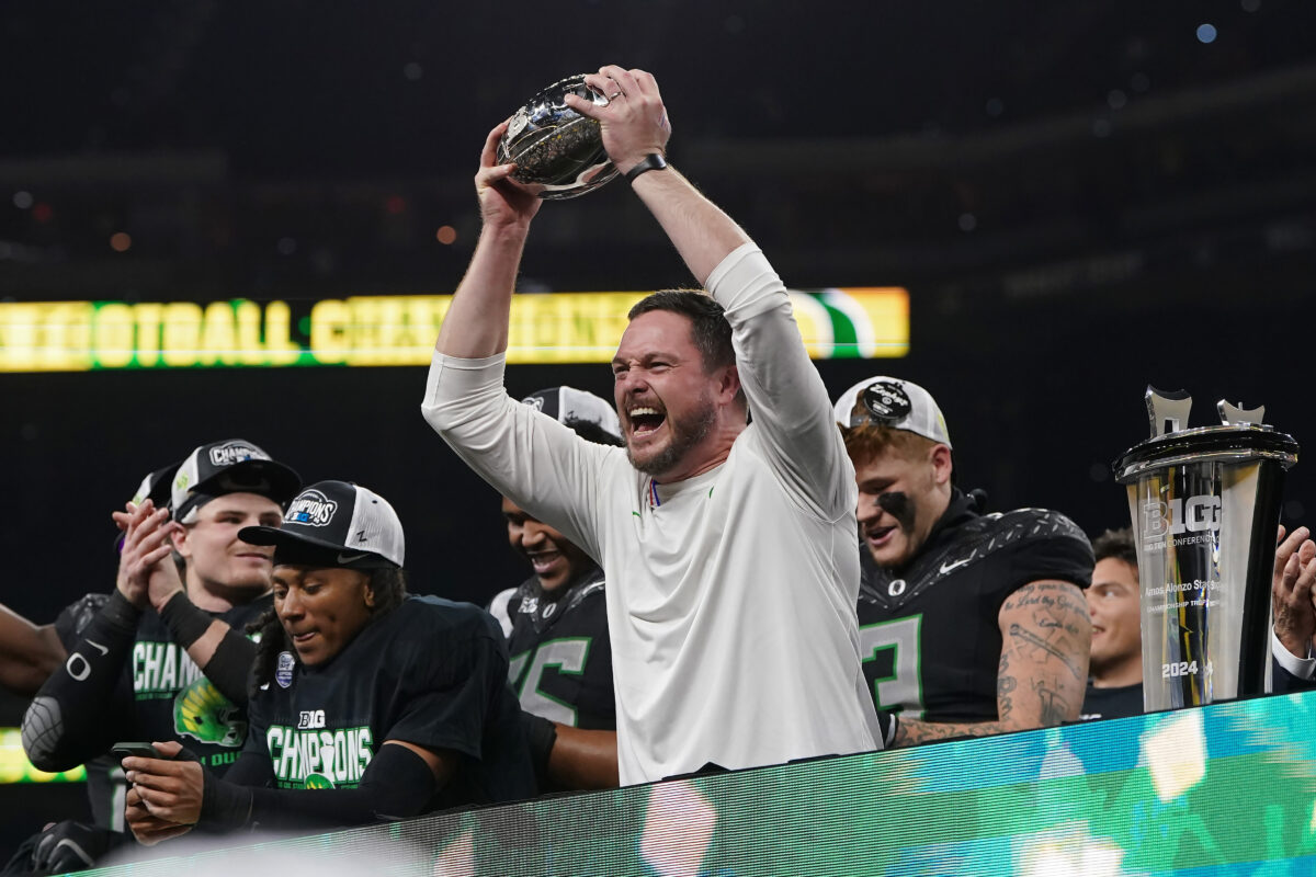 Oregon Ducks national championship odds see jump after Big Ten Championship victory