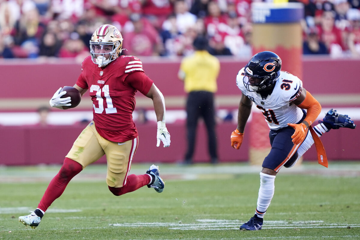 49ers sustain latest RB injury vs. Chicago Bears