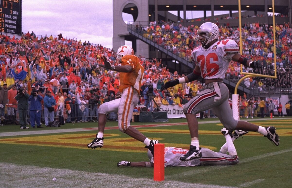 Photos of Tennessee-Ohio State football series through the years