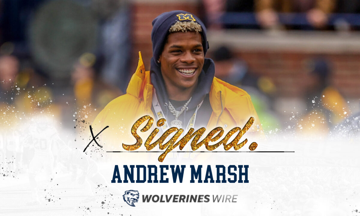 Signed: Andrew Marsh signs with Michigan football