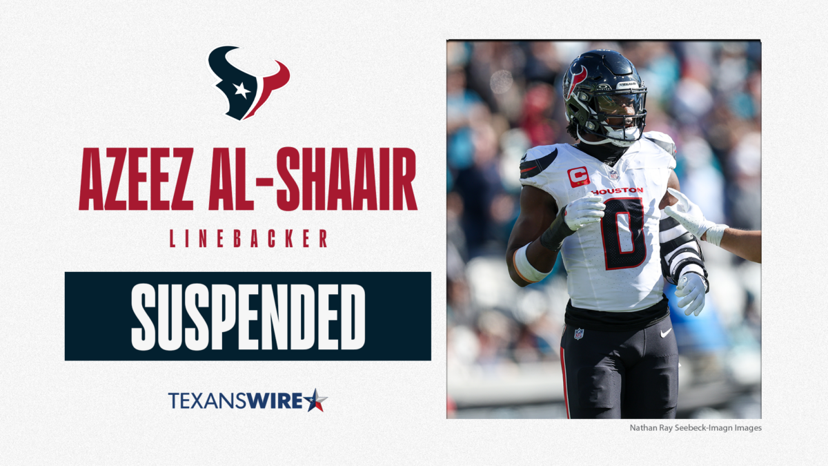 Texans GM rips NFL for suspension and portrayal of LB Azeez Al-Shaair