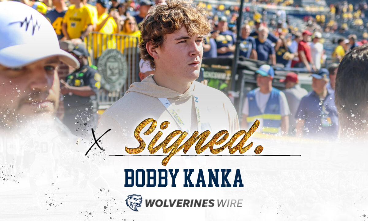 Signed: Bobby Kanka signs with Michigan football