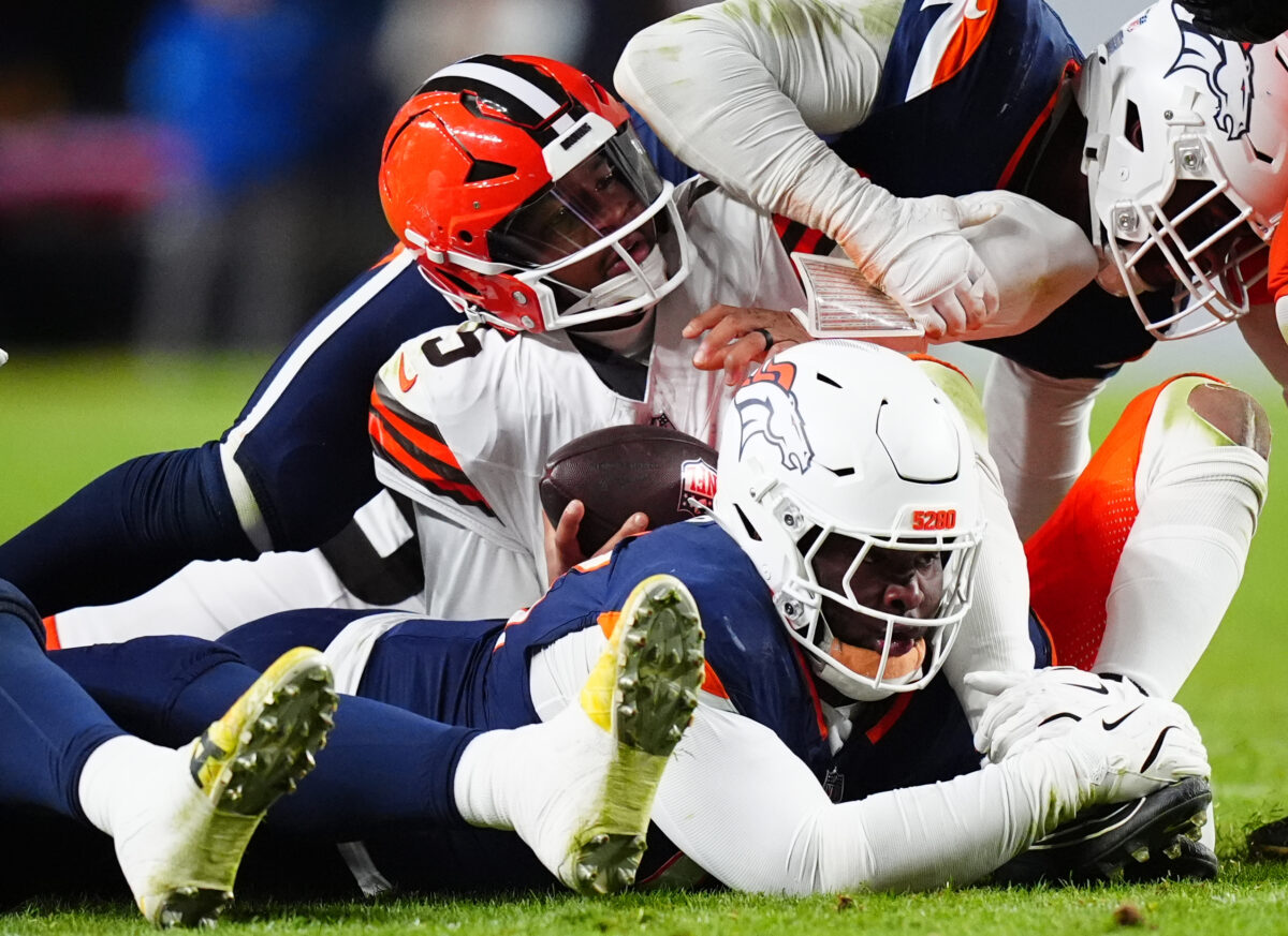 Broncos’ defense still ranks high even after mishaps vs. Browns