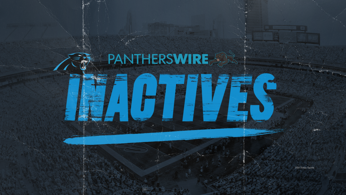 Panthers Week 14 inactives: TE Ja’Tavion Sanders active vs. Eagles