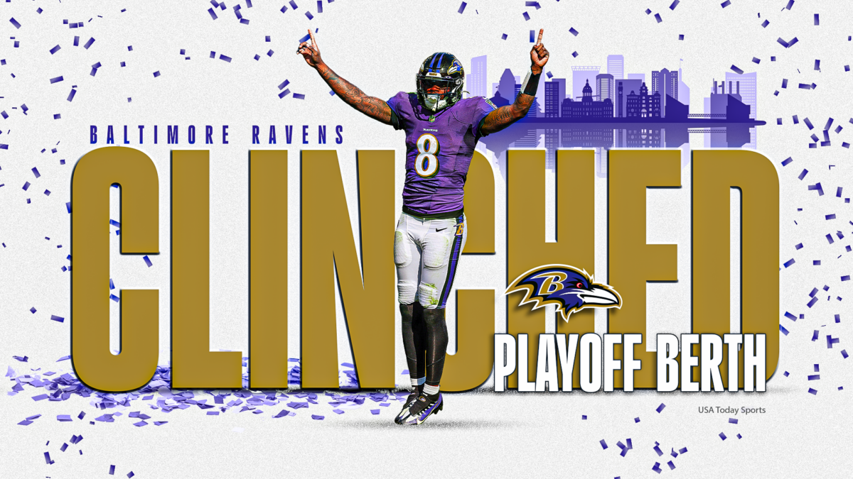 Ravens clinch a playoff berth with a 34-17 win over the Steelers in Week 16