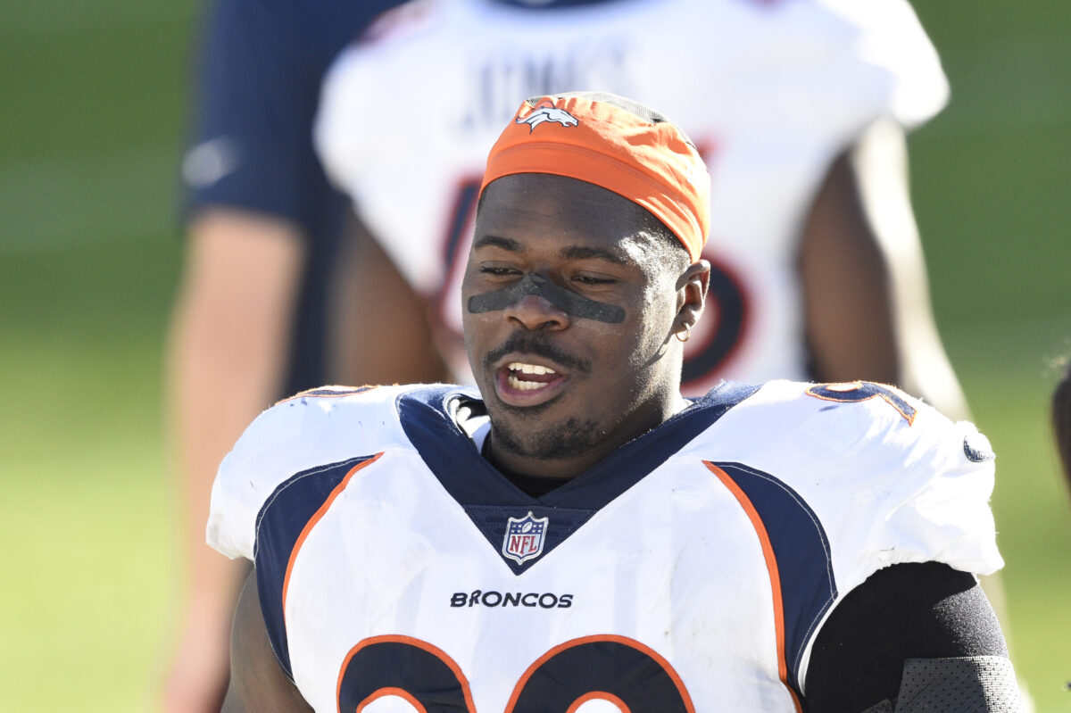 Panthers waive former Broncos defensive lineman