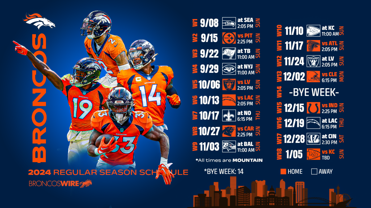 Denver Broncos schedule: How many games are left this season?