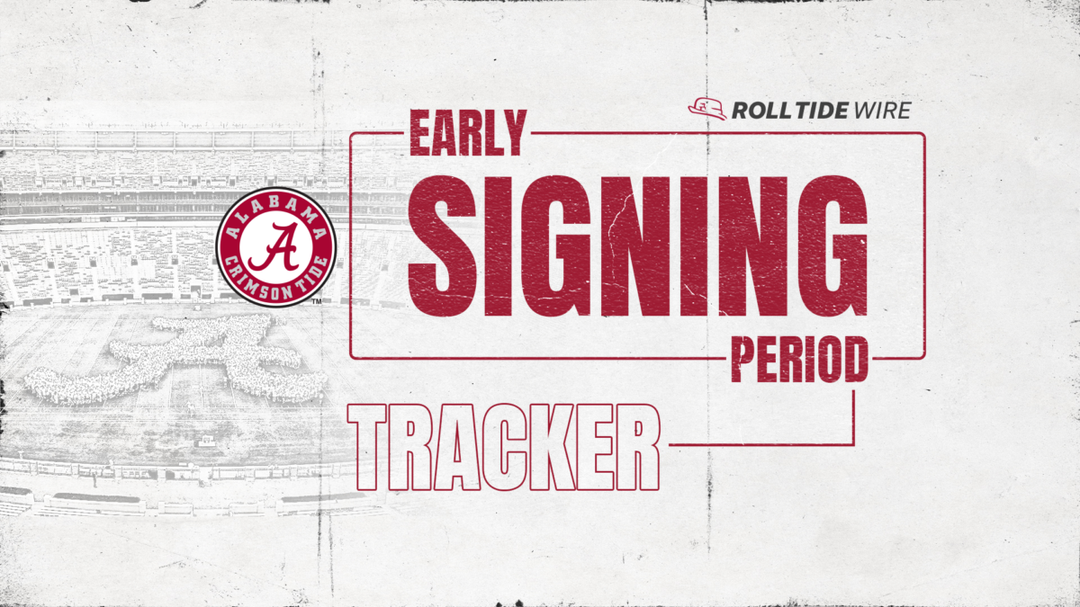 Alabama football 2025 Early Signing Period tracker