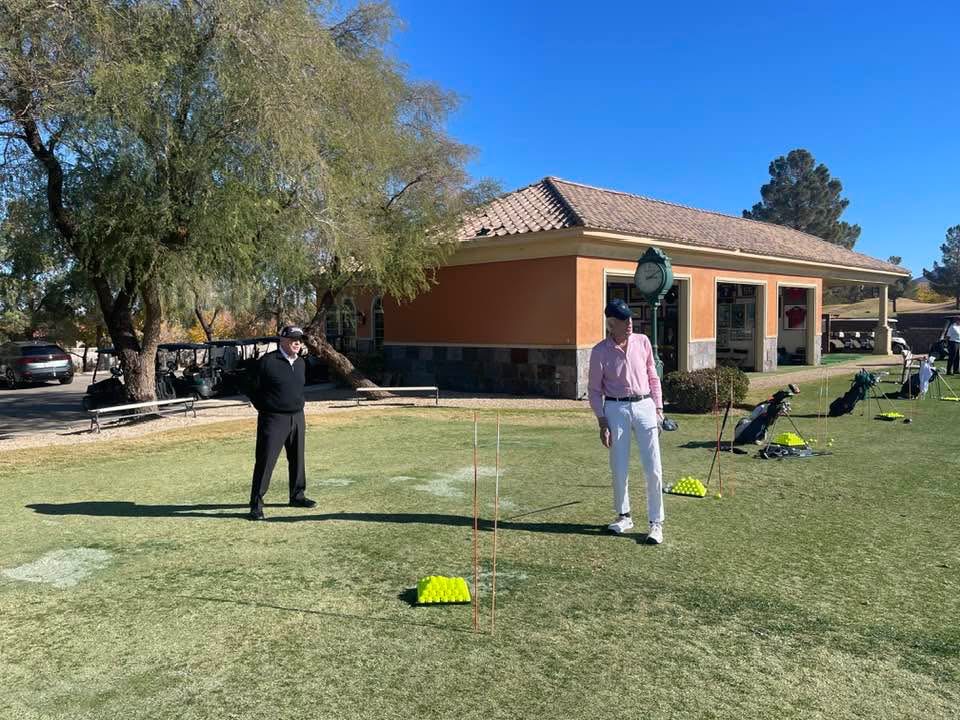 Butch Harmon holds his final golf school in the most perfect way