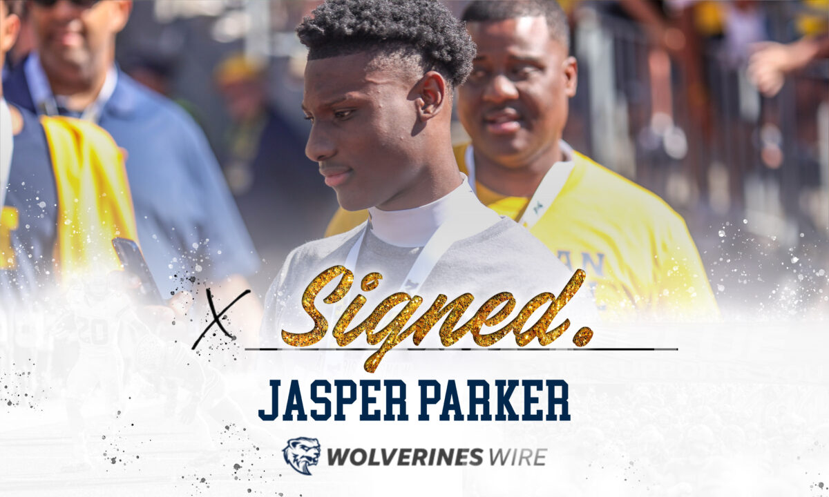 Signed: Jasper Parker signs with Michigan football