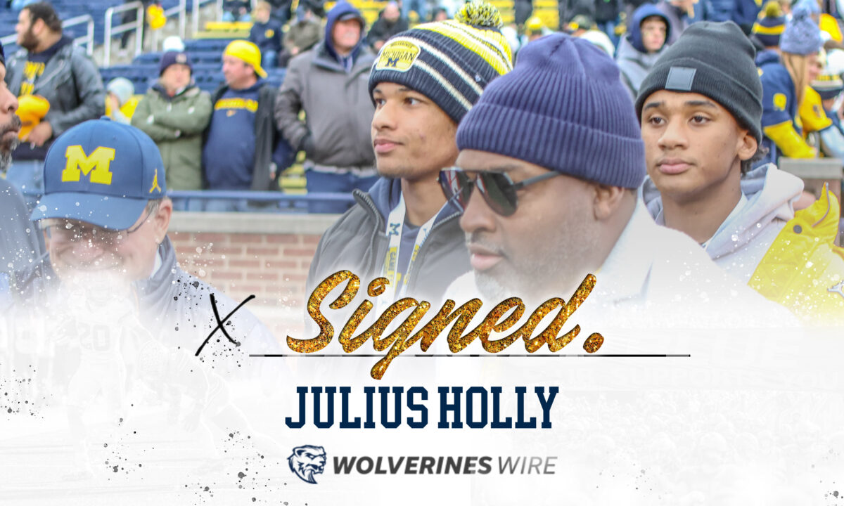 Signed: Julius Holly signs with Michigan football