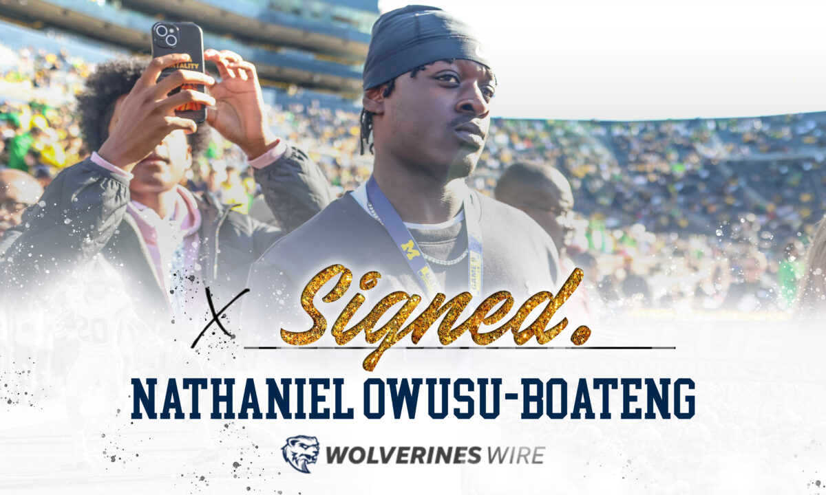 Signed: Nathaniel Owusu-Boateng signs with Michigan football