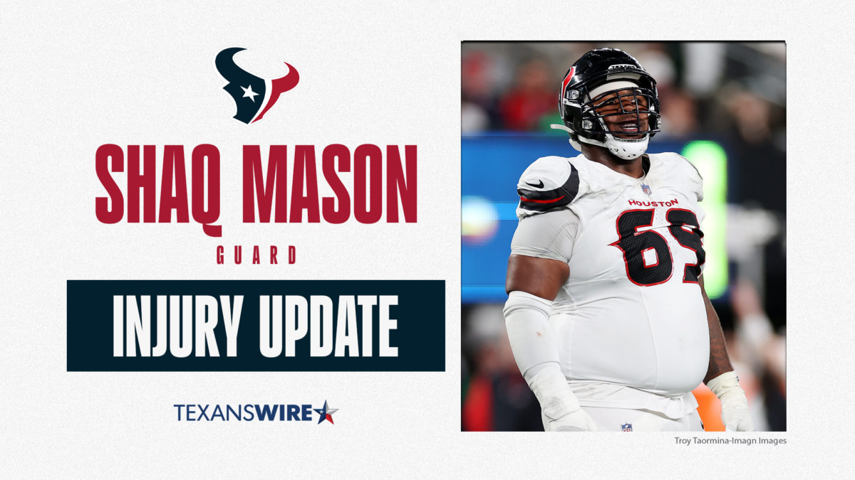 Shaq Mason injury update: Texans OL leaves on opening drive