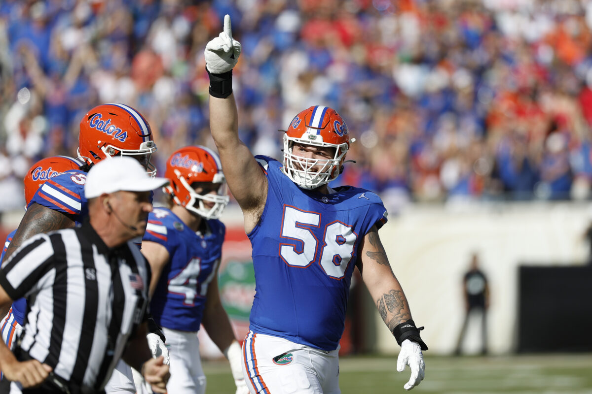 Florida football OL Austin Barber confirms return for 2025 season