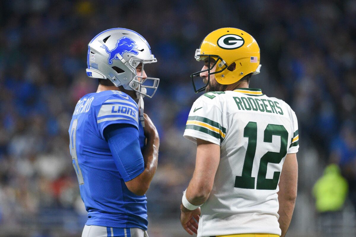 Aaron Rodgers excited to face Matthew Stafford after thinking their battles were over