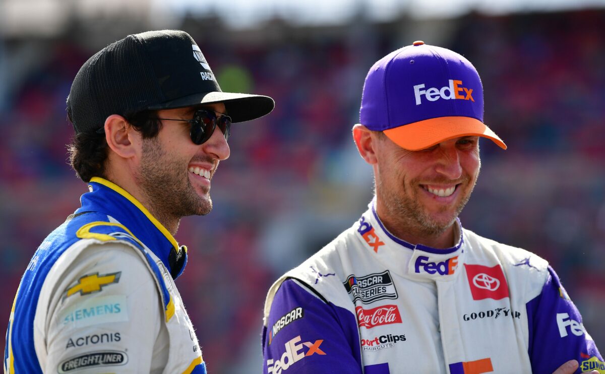 Chase Elliott posts funny reply to Denny Hamlin’s Spotify Wrapped edit