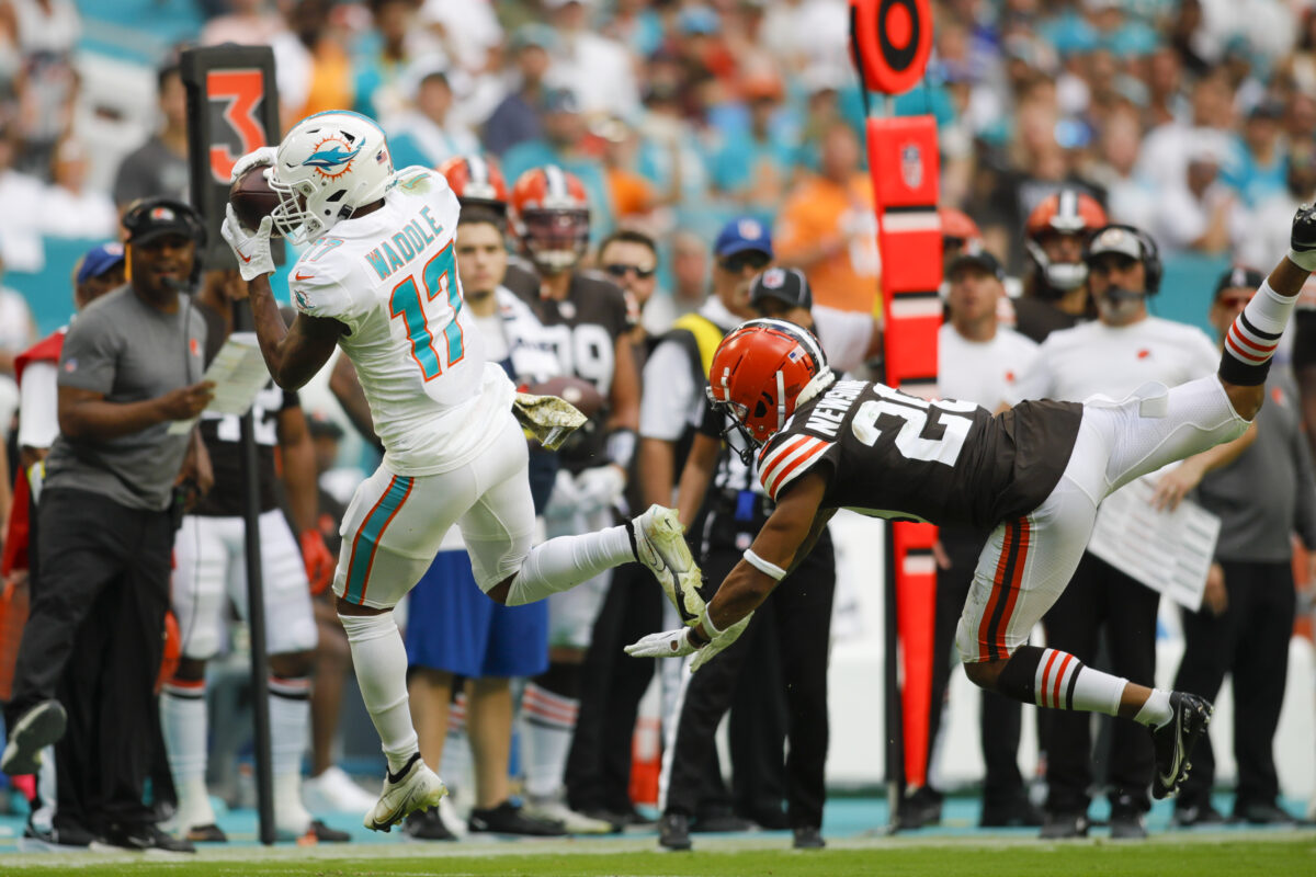 Dolphins vs. Browns taken out of Sunday Night Football slot in Week 17