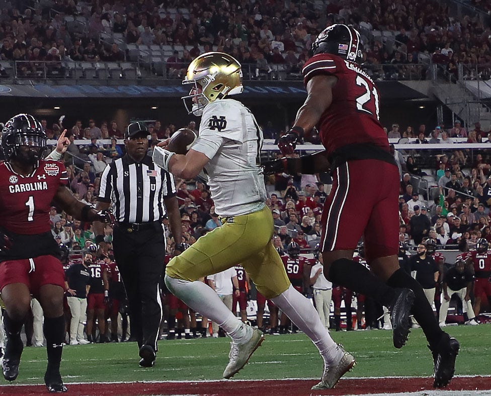 Notre Dame wide receiver confirms he’ll finish his eligibility