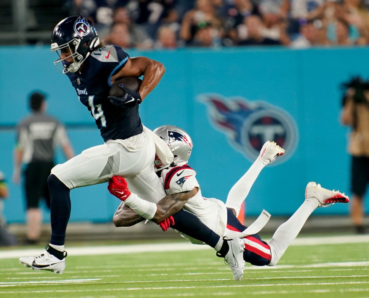 Titans injury report: Nick Westbrook-Ikhine out, Colton Dowell limited