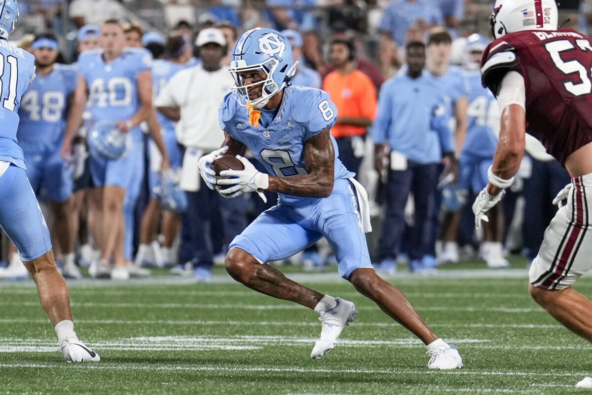 A pair of UNC football wide receivers hit the transfer portal