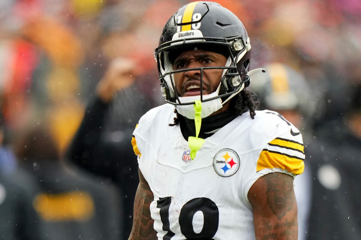 Diontae Johnson waived ahead of Steelers-Ravens matchup