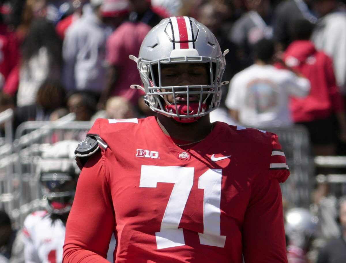 Ohio State OL Josh Simmons declares for the draft