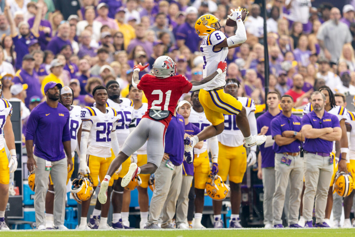 LSU wide receiver room takes hit with another portal loss