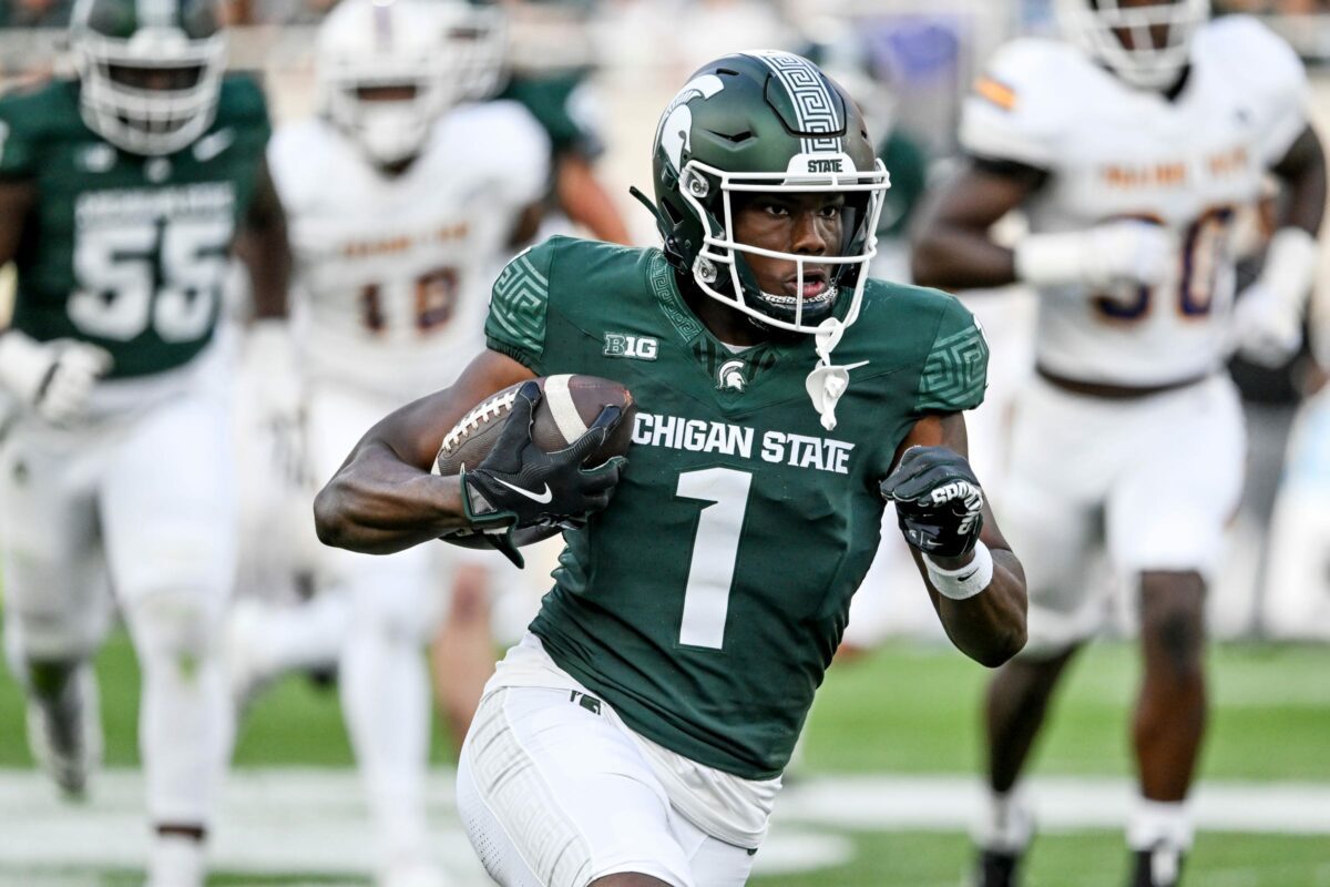 A fourth Michigan State wide receiver has entered the transfer portal