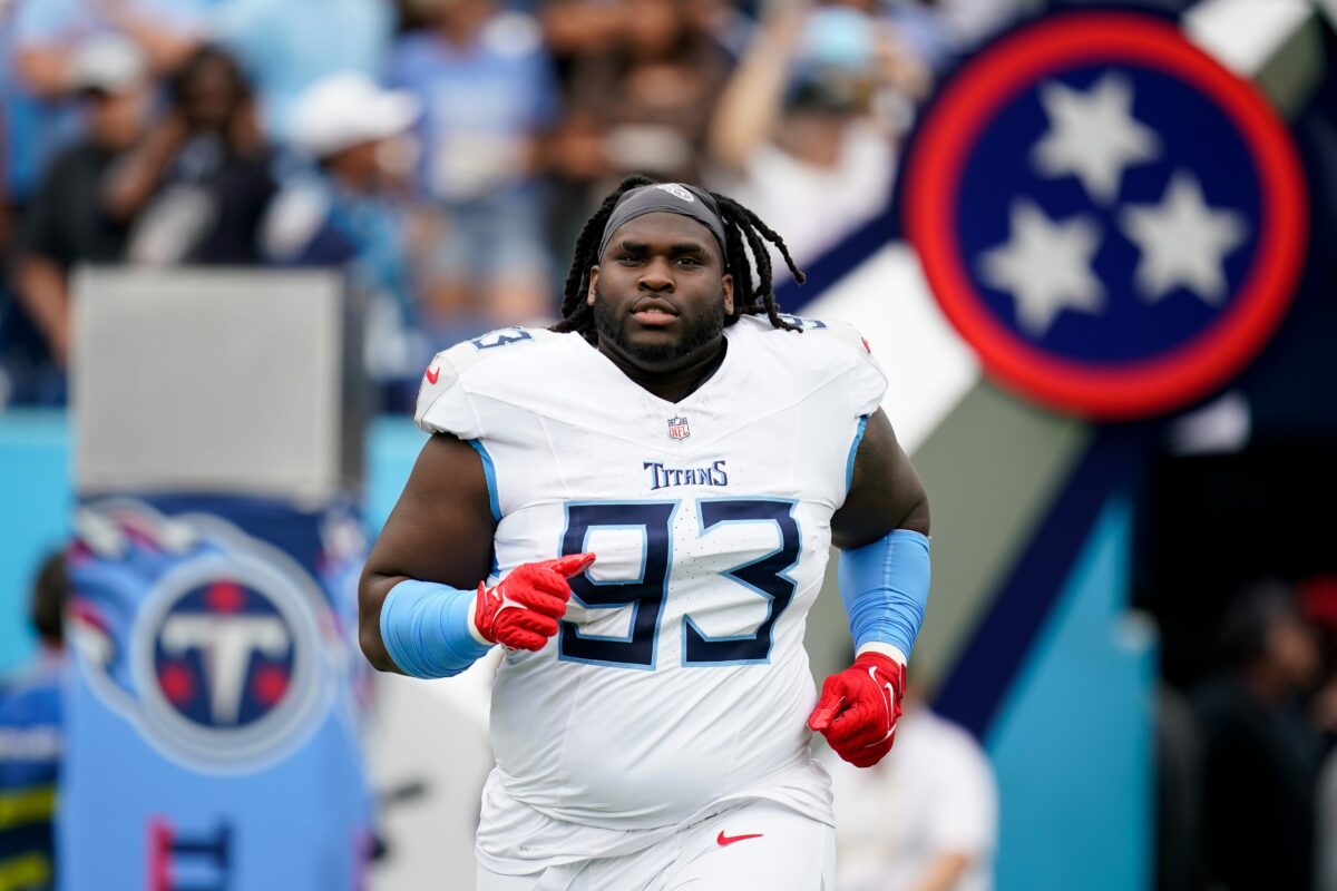 Titans injury report: T’Vondre Sweat out, Tyler Boyd limited