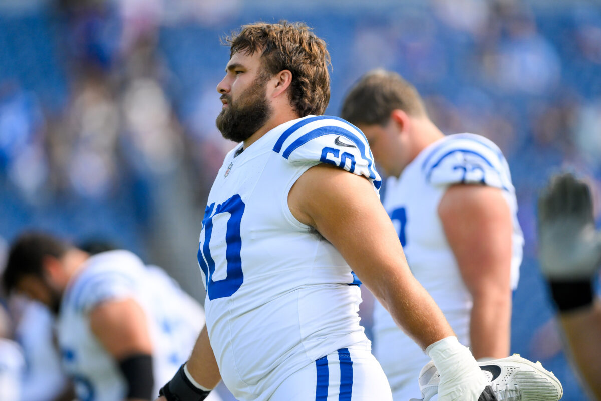 Colts’ C Tanor Bortolini returns to practice ahead of Week 15 game