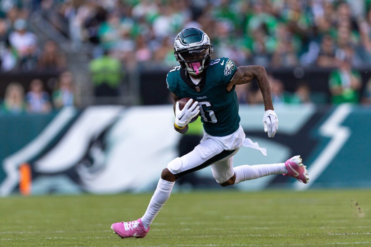 DeVonta Smith injury updates: Eagles WR is inactive for game vs. Ravens