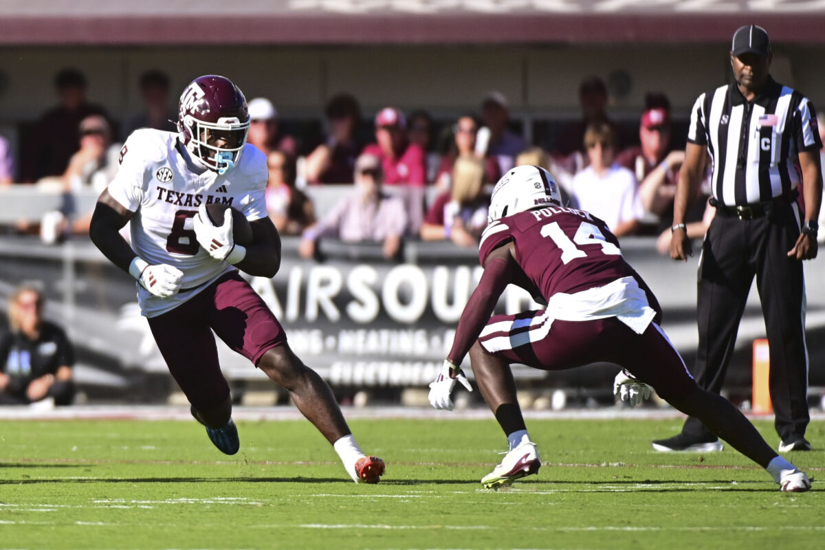 Texas A&M junior wide receiver has entered the transfer portal